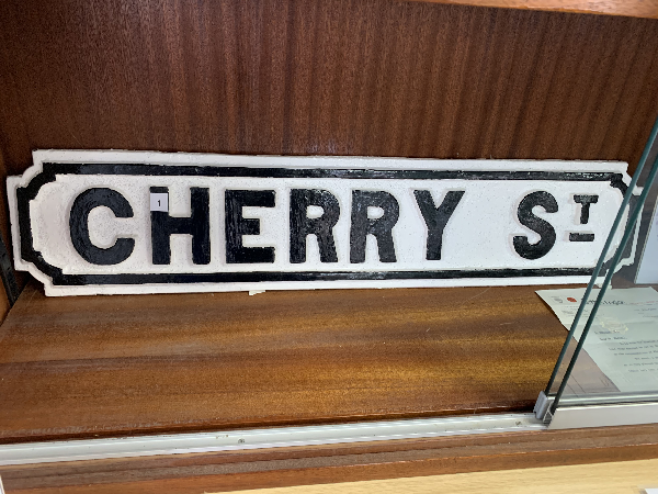 CHERRY STREET ROADSIGN